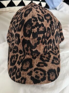 BCBGeneration Leopard Print Cap